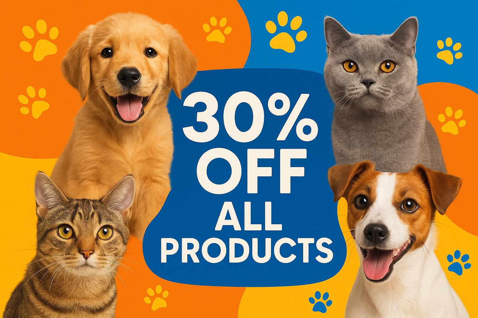 30% Off All Products Banner